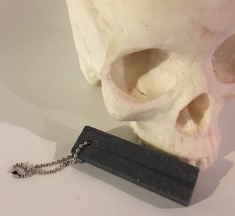 Knife Sharpening Stone Pocket Fish Hook Sharpening Stone Keychain SS71