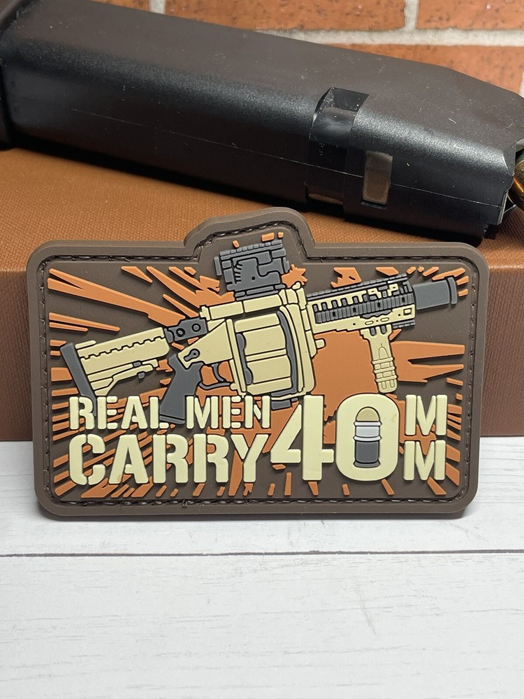 Tactical PVC Patch - Morale Gun Patch - Hooked back Military Patch