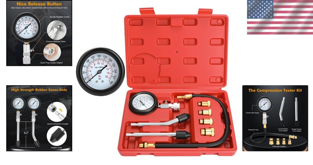 Automotive Cylinder Compression Testing Kit