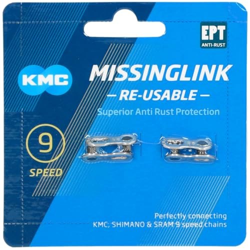 9 Speed EPT MissingLink, Dark Silver, Pack of 2