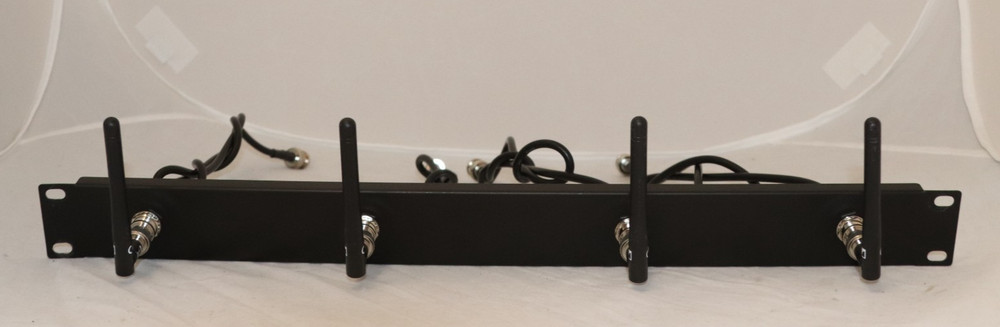 custom made 2u 4 antenna rack plate 4 bnc