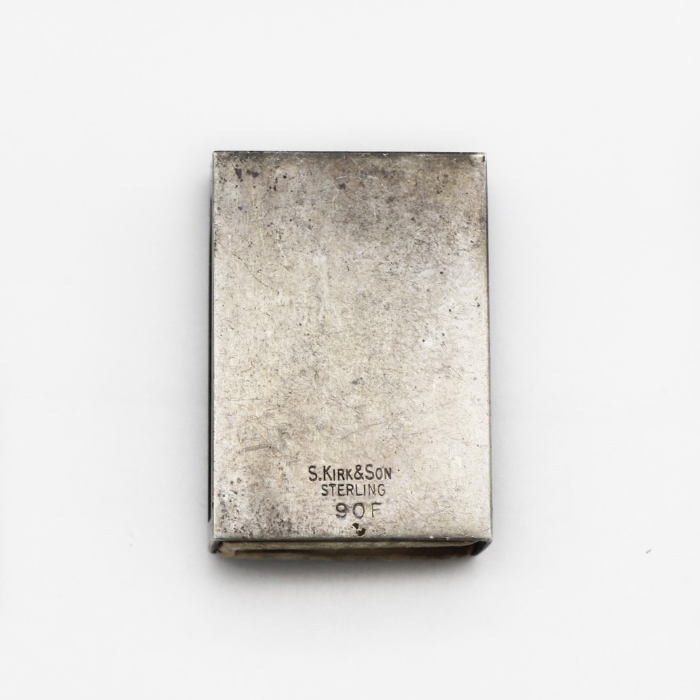 S.Kirk & Son Sterling Silver Flower Match Box