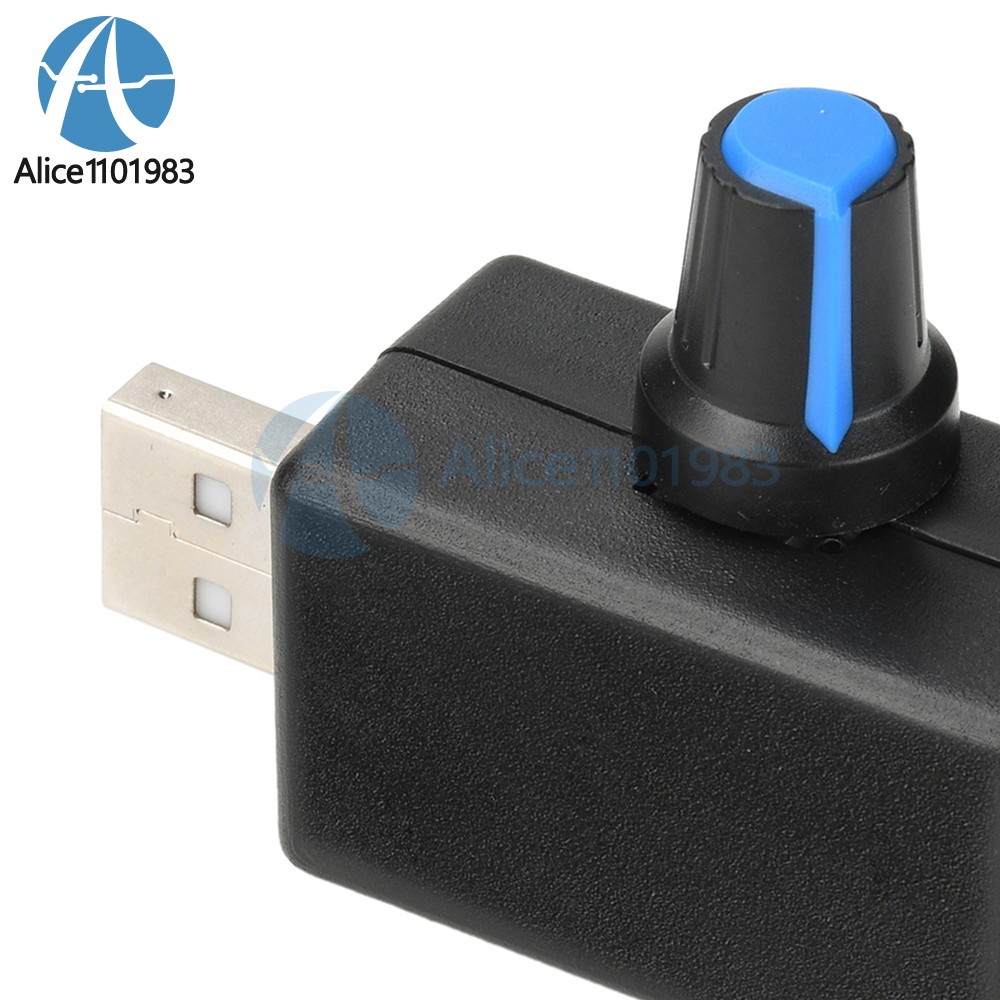 DC 4-12V 5W Mini USB Fan Speed Controller Adjustable Fan Speed Control Module