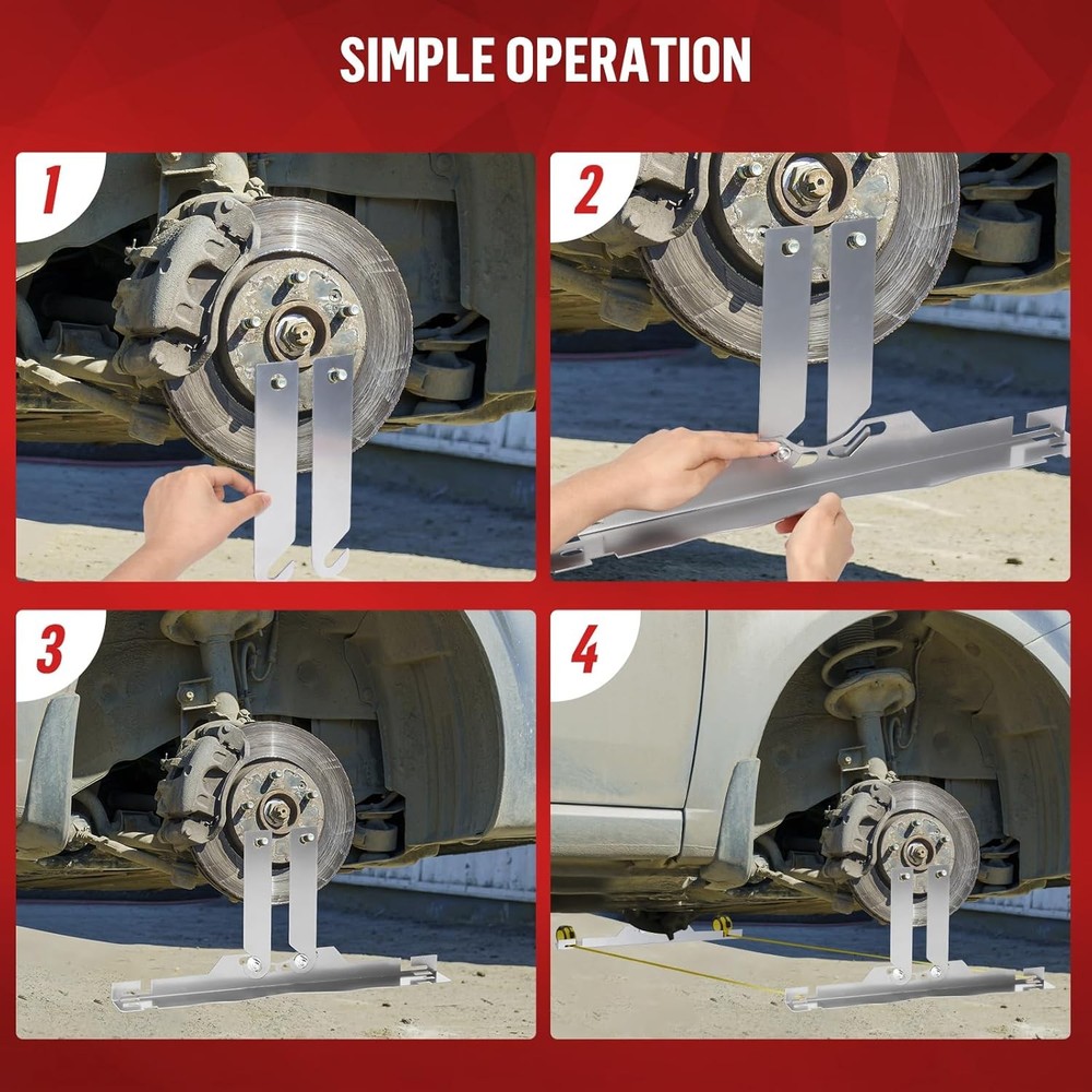 2Pack Wheel Alignment Tool with Connection Sheet, 2025 Upgraded Toe Alignment To