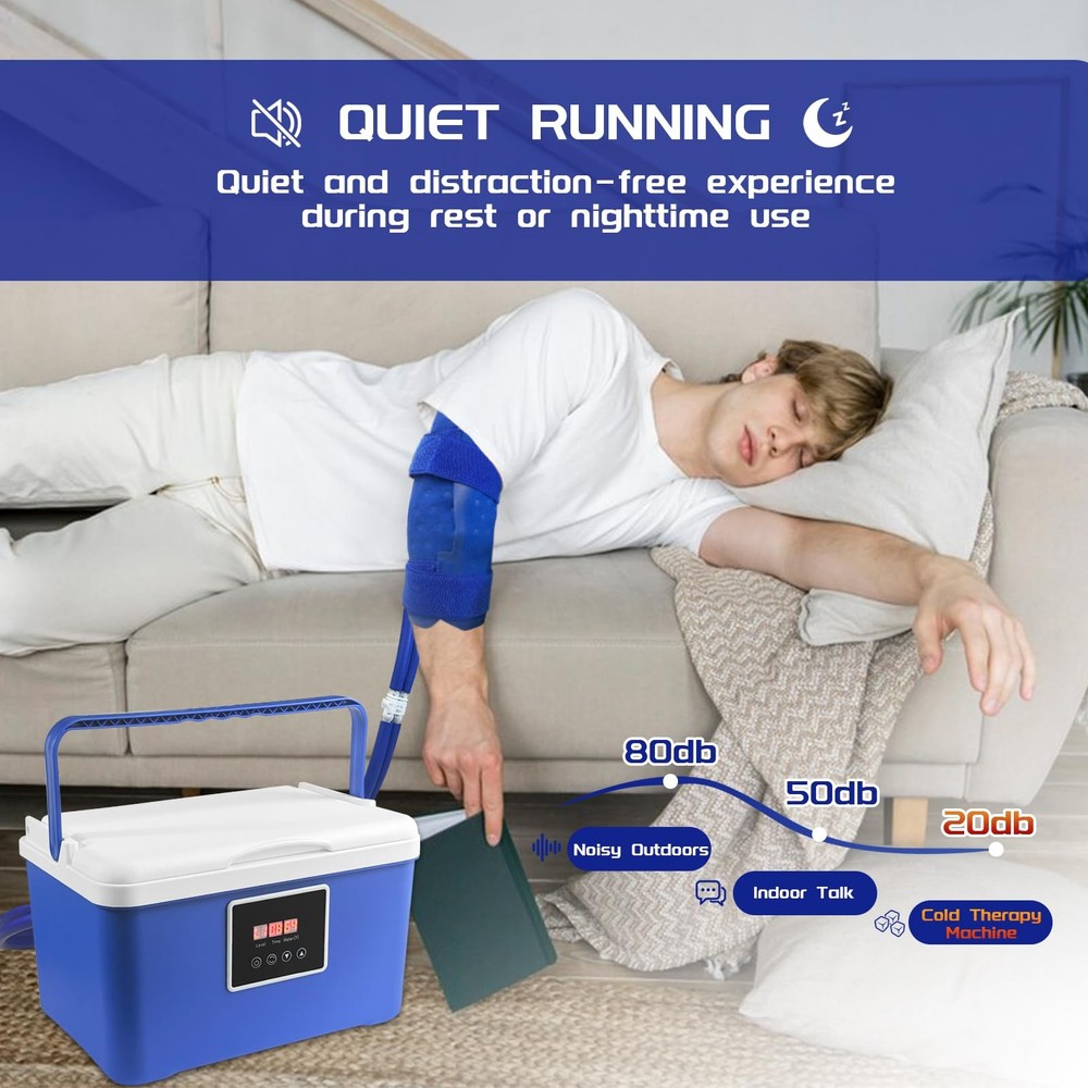 Cold Therapy Machine, Ice Therapy Machine System for Knee with Digital Timer US