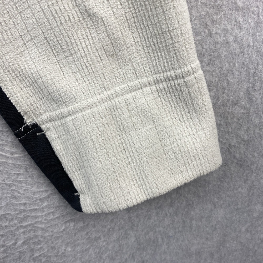 The North Face L Beige 1/4 Zip Pullover Long Sleeve Mock Neck Polyester