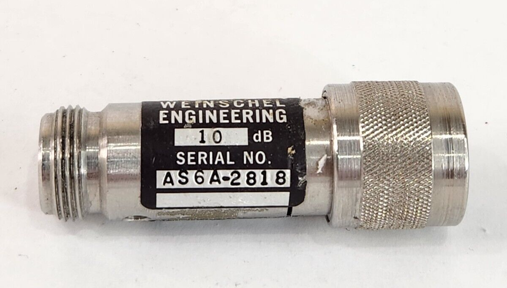 Weinschel Engineering model 2 attenuator 10 dB