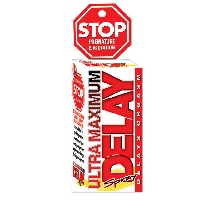 Stop Ultra Maximum Delay Spray - Last Longer in Bed!