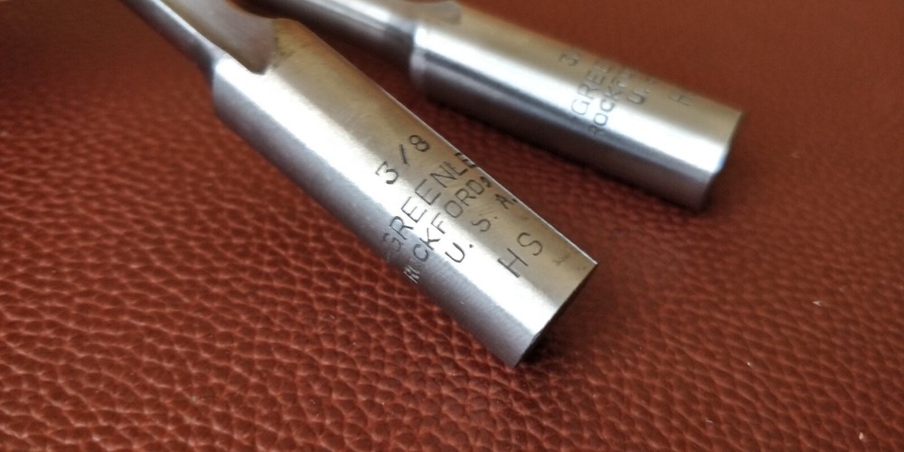 2 x Greenlee Router Bit 3/8" USA