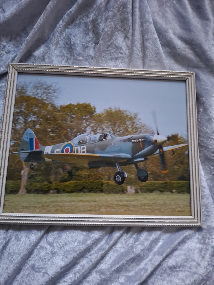 Framed Spitfire Photograph