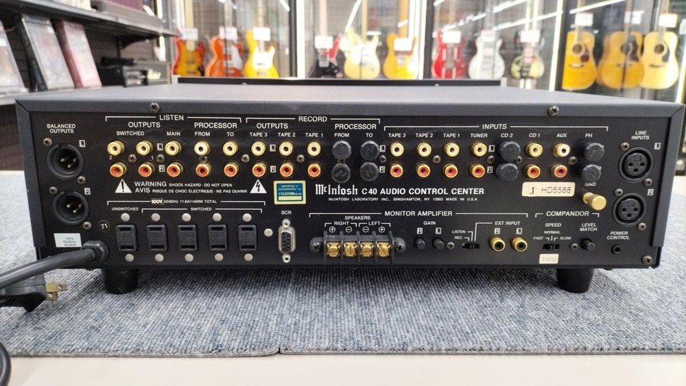 McIntosh C40 Audio Control Amplifier Used Japan