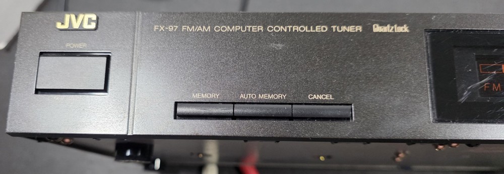 JVC FX-97 FM/AM Computer Controlled Tuner - Tested & Working