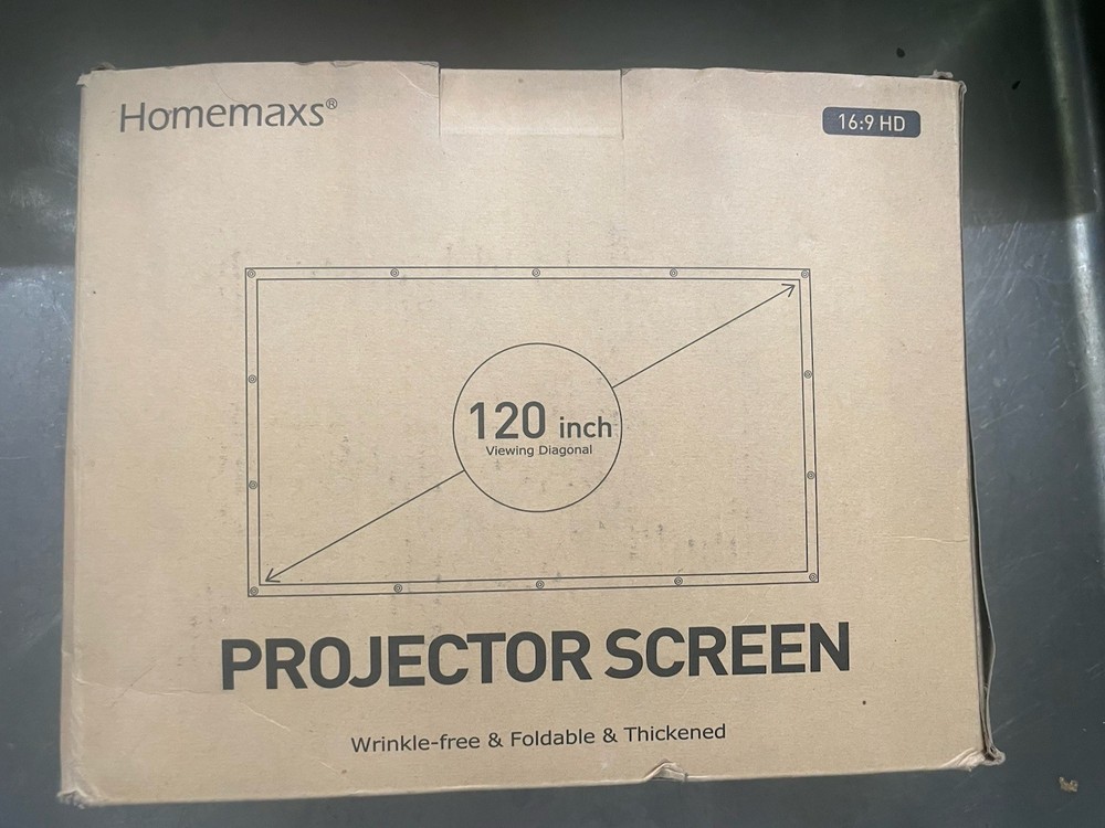 Projector Screen Portable Size 120 Inch