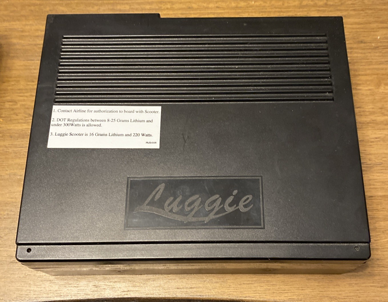 Luggie Mobility Scooter 2)Lithium Battery