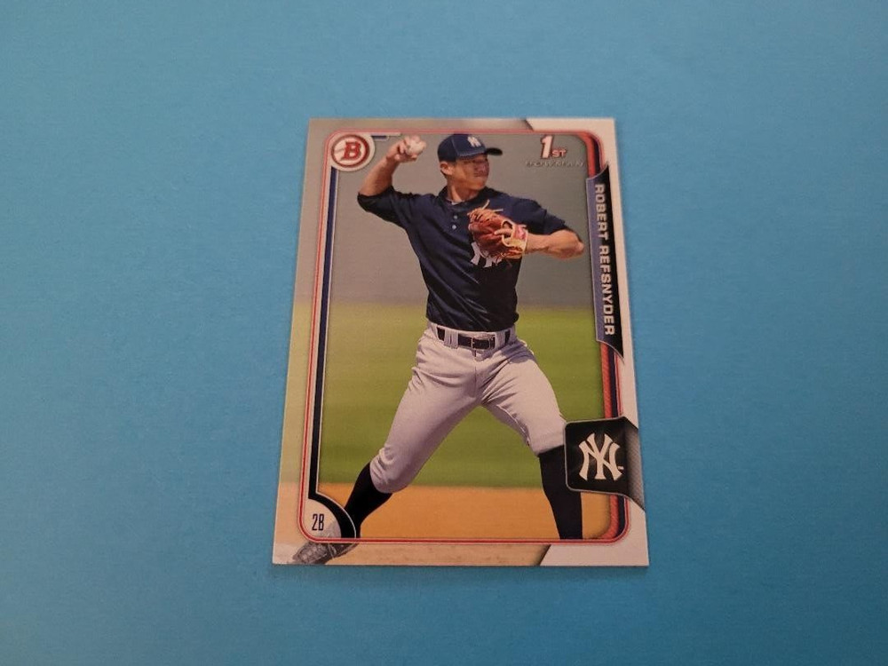!!!       ROBERT REFSNYDER  BOWMAN  BASEBALL  ROOKIE CARD $$  MARINERS