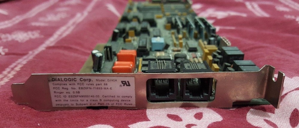 DIALOGIC ISA VOICE BOARD D/40A