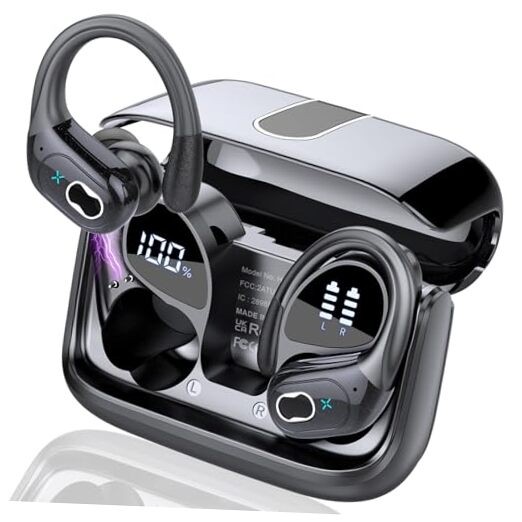 Wireless Earbuds 75hrs Bluetooth 5.4 Headphone Sport, 2025 Bluetooth Earbuds