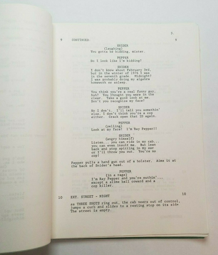 STRIKE FORCE / Bill Stratton 1982 Unproduced TV Script Episode, Robert Stack