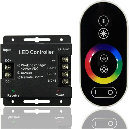 Touch Series LED Controller RGB Color and Intensity Controller Remote Control Lights