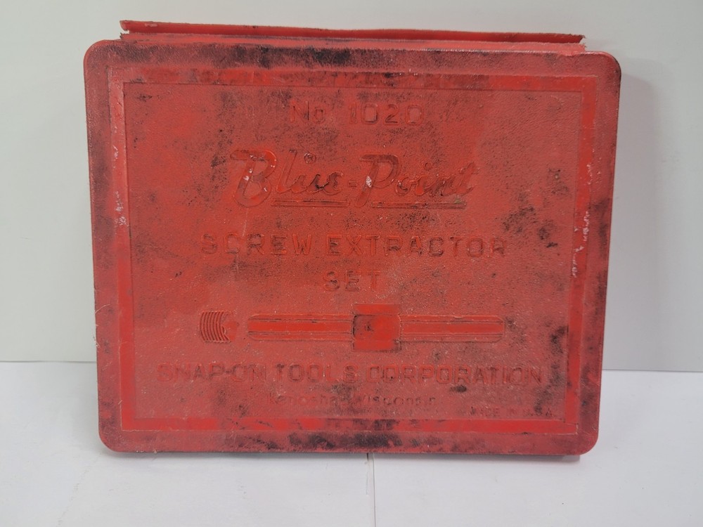 Bluepoint No 1020 - screw extractor set - broken case ( B393 )
