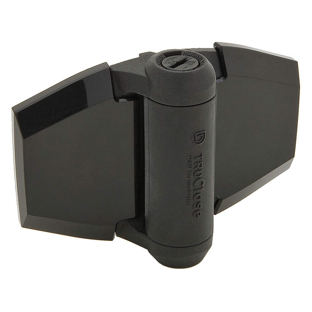TRUCLOSE TCA3S3BT Adjustable Spring Gate Hinge,Matte,PR 38G644
