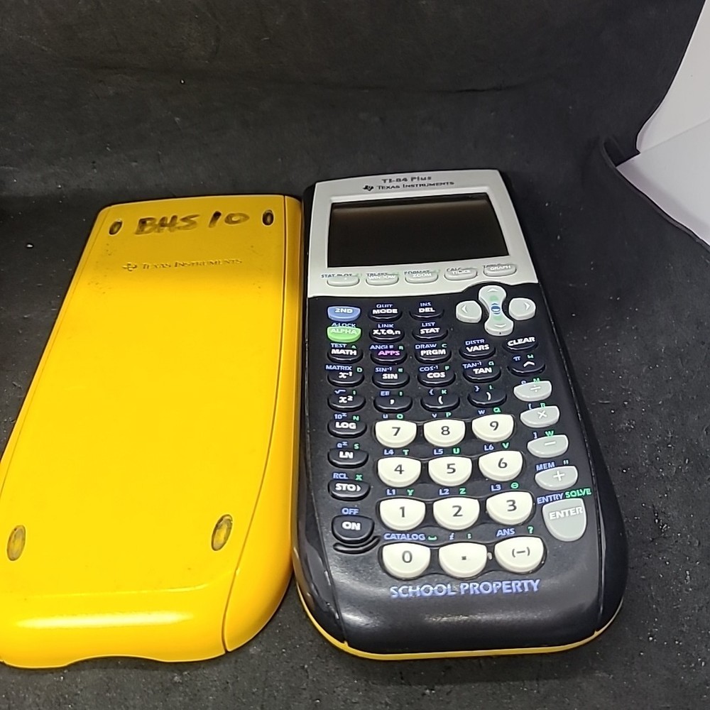 TI-84 Plus Graphing Calculator - With Covers - Tested & Working #101