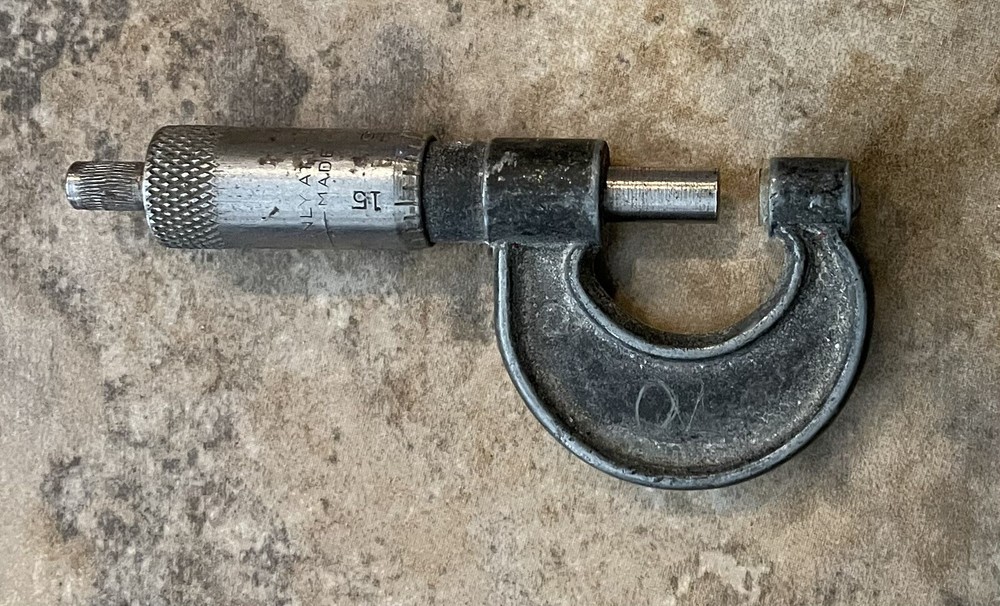 Vintage Woolworth Micrometer Caliper