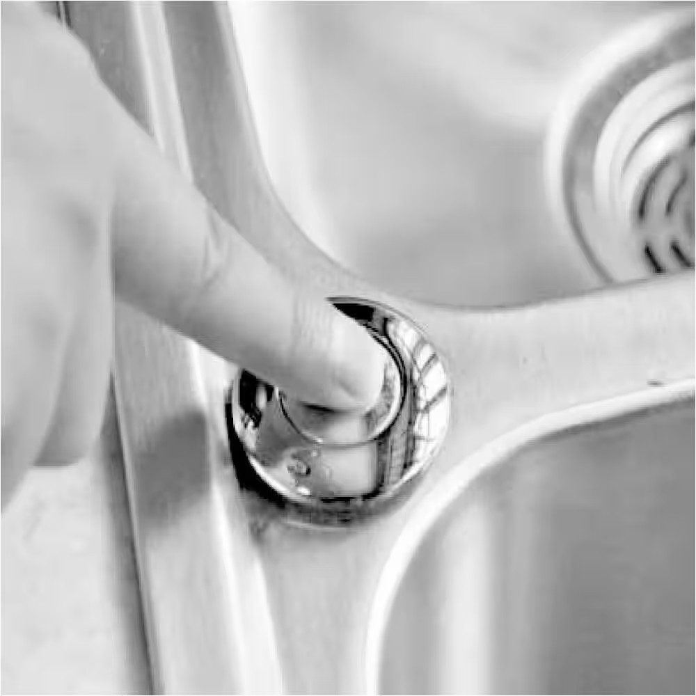 Garbage Disposal Switch Kit in Brushed Nickel