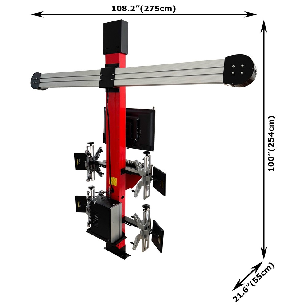 Wheel Alignment Machine Wheel Aligner 3D Tire Wheel Aligning Machine Tools 110V