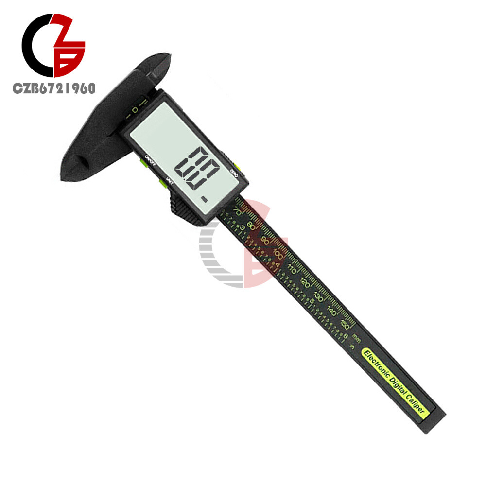 6"150mm Digital Caliper Micrometer LCD Vernier Caliper Electronic Measuring Tool
