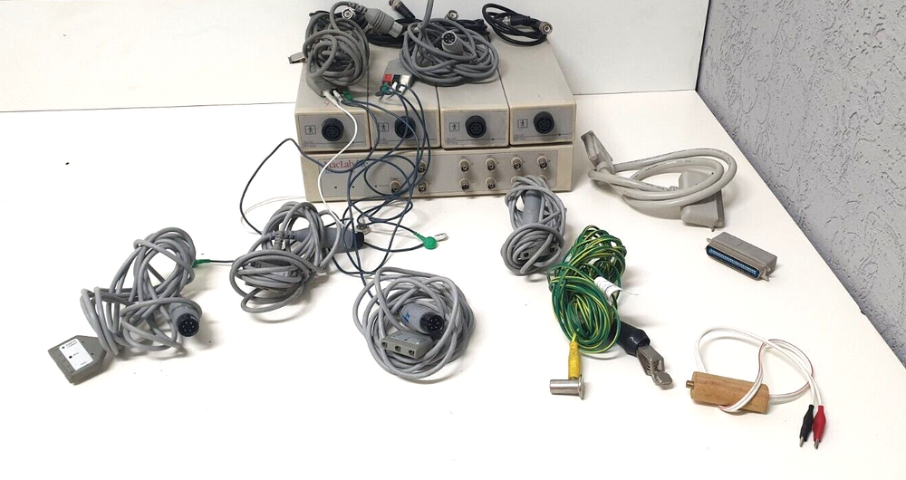 ADInstruments MacLab/4E 4 Channel Data Acquisition W 4 BIO AMP ML131 cables 220V