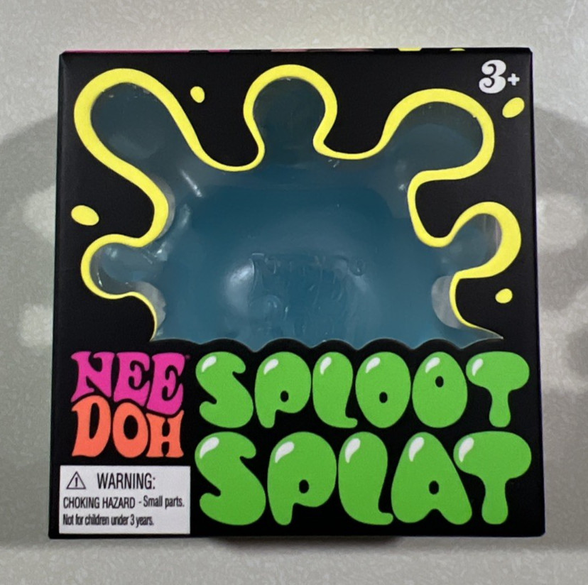 NEW 2026 NeeDoh SPLOOT SPLAT BLUE SQUISHY