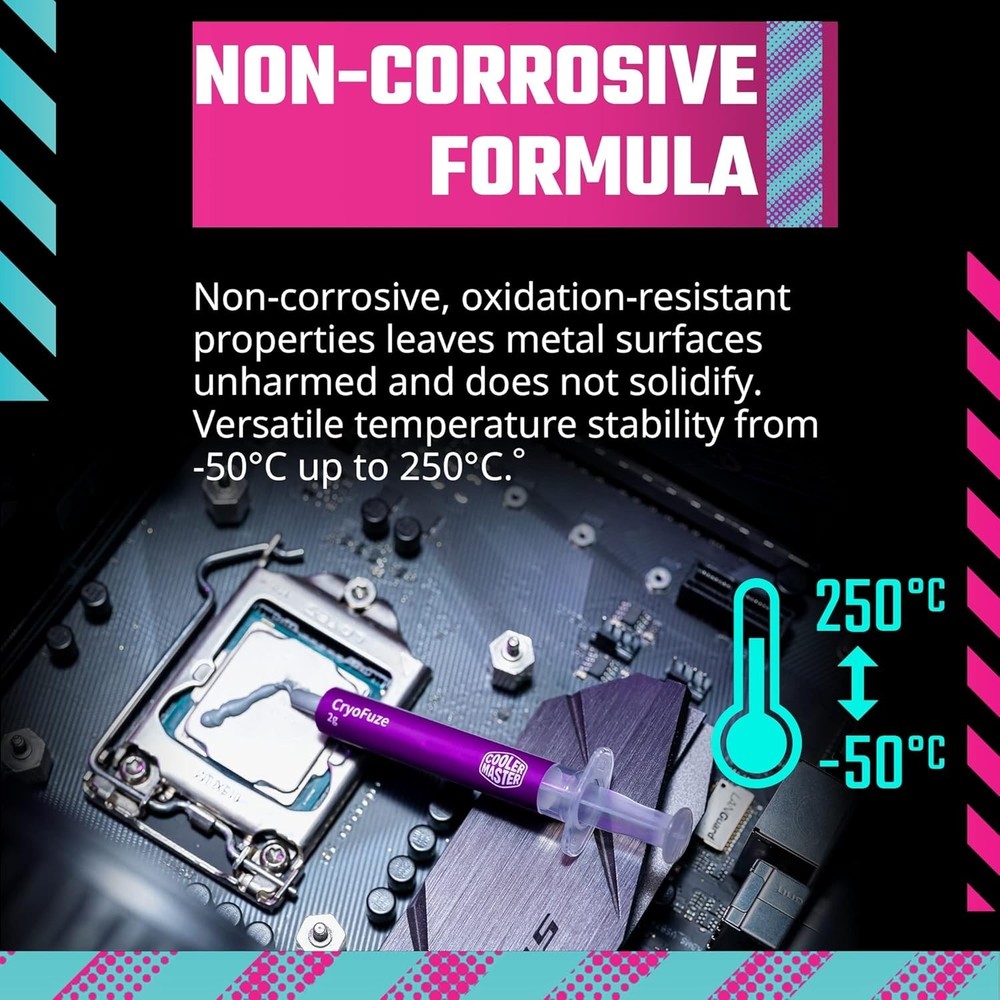 Nanoparticle Thermal Paste by CryoFuze - 2 Grams for Efficient Cooling Solutions