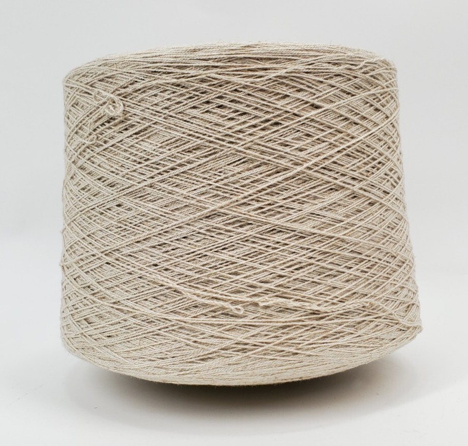 Venne BIO-GOTS Beige Cotton Thread Big Roll