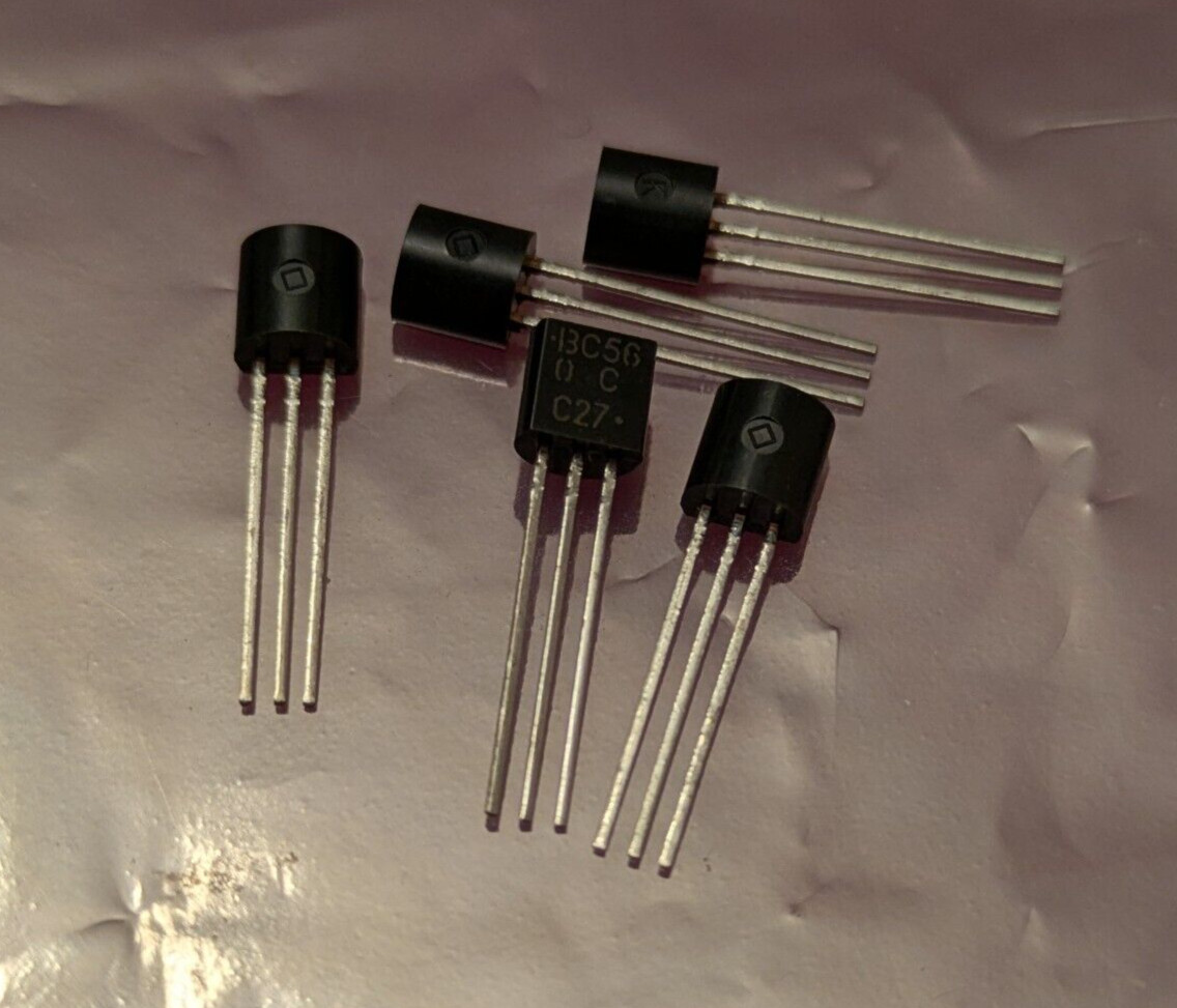 (6) BC550CG T0-92 NPN  (6) BC560CG PNP Complementary pair. On Semi Avoid Fakes