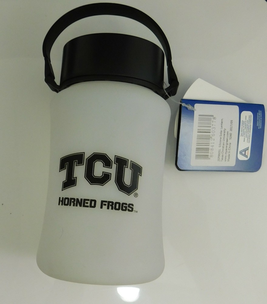 TCU Horned Frog Silicone Solar Lantern Firefly