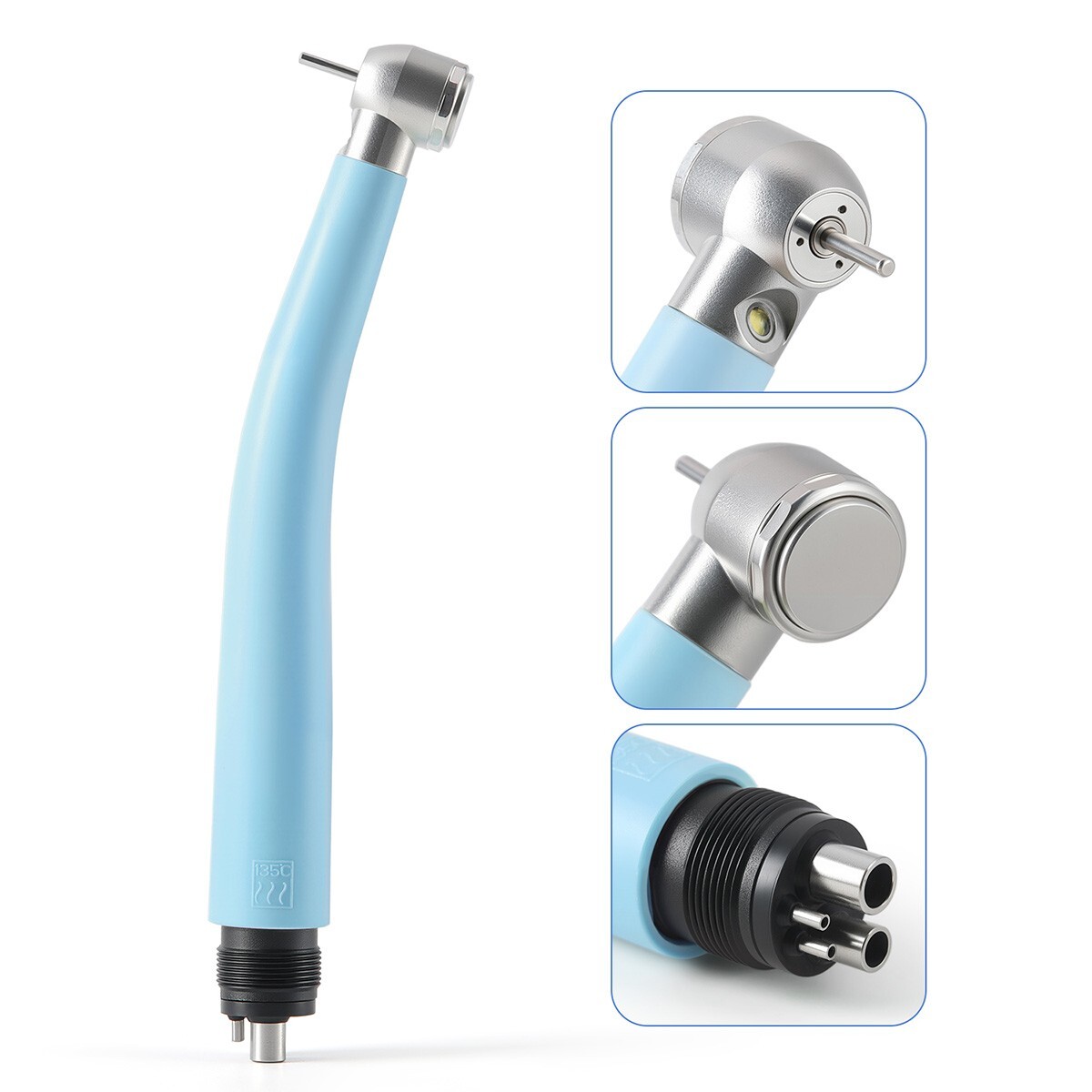 NSK Style Dental Fiber Optic LED E-generator High Speed Handpiece Turbine 4 Hole