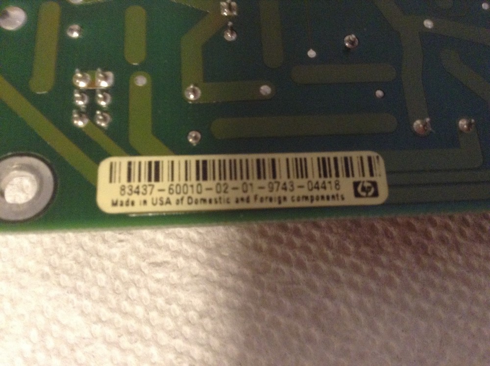 HP 83437-60010 Board