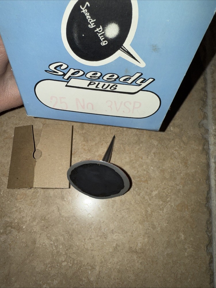 5/16 In. Tire Repair Patch/plug Combo (12 Pc-box) Speedy Plug by Patch Rubber Co