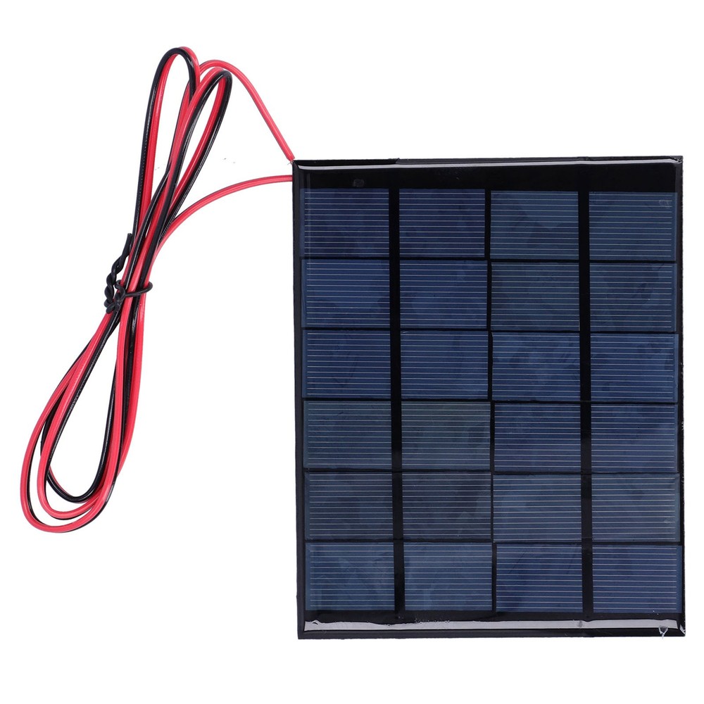 2Pcs Mini Solar Power Module Epoxy Panel With 100cm Cable Electronic New
