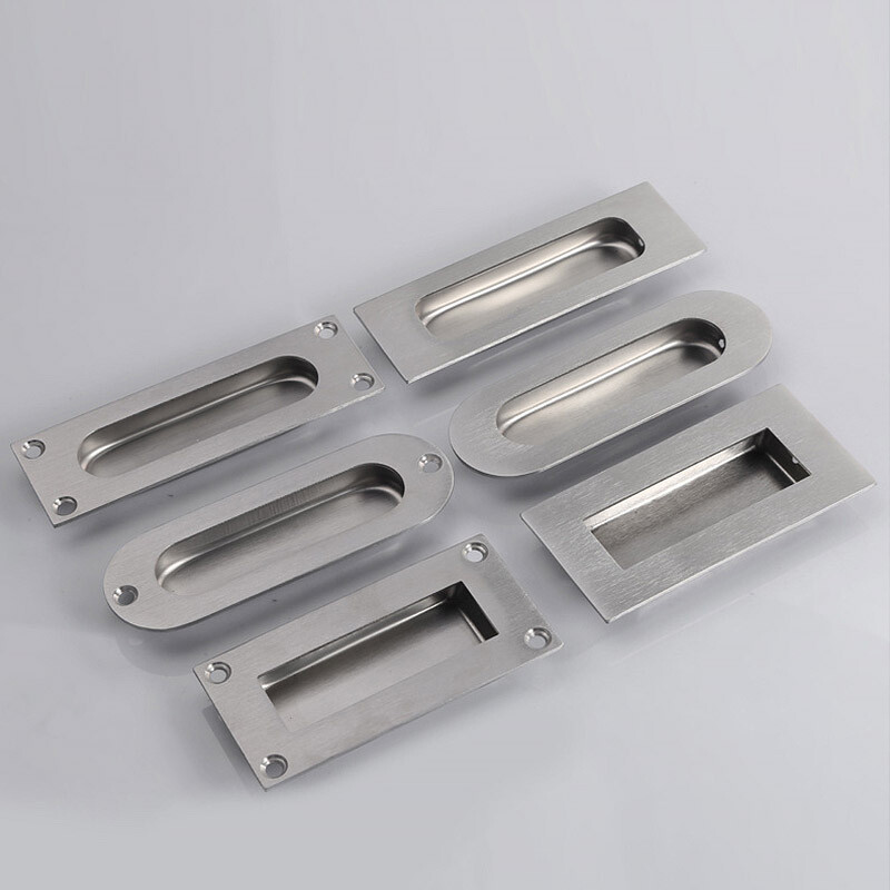 Sliding Door Flush Insert Pulls Knobs Recessed Flush Door With Screws