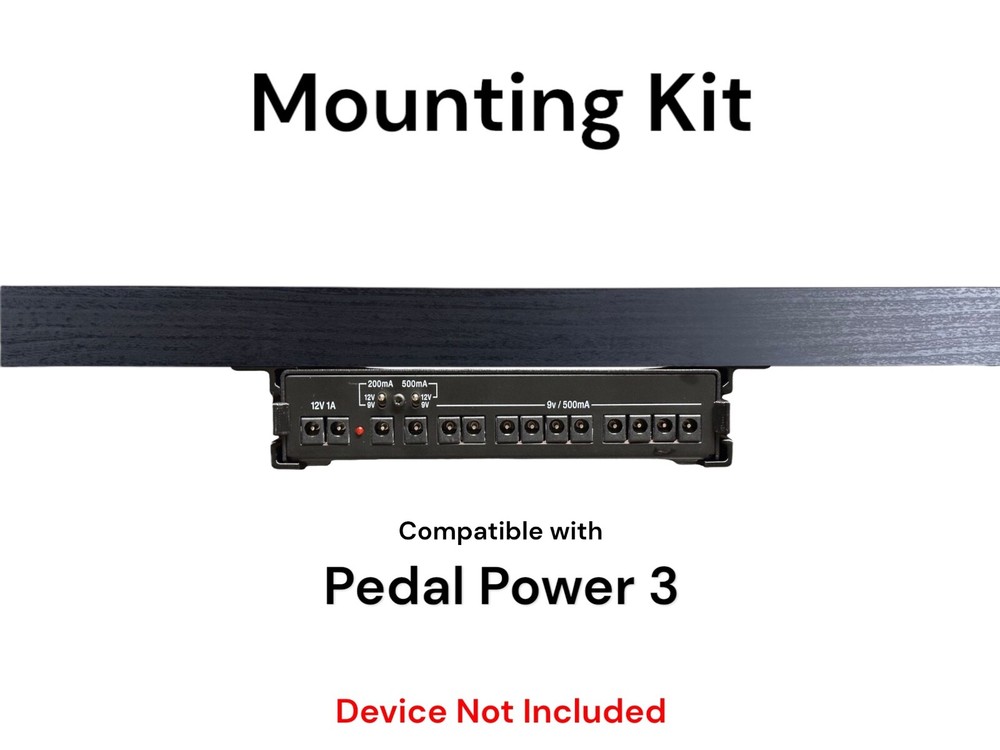 Desk Mount Kit for Voodoo Lab Pedal Power 3 Plus PSU - Under Desk Mount Brackets