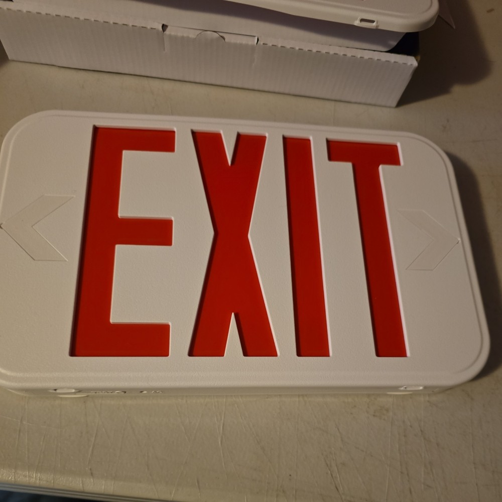 LED Emergency Exit Sign, Double Face Exit