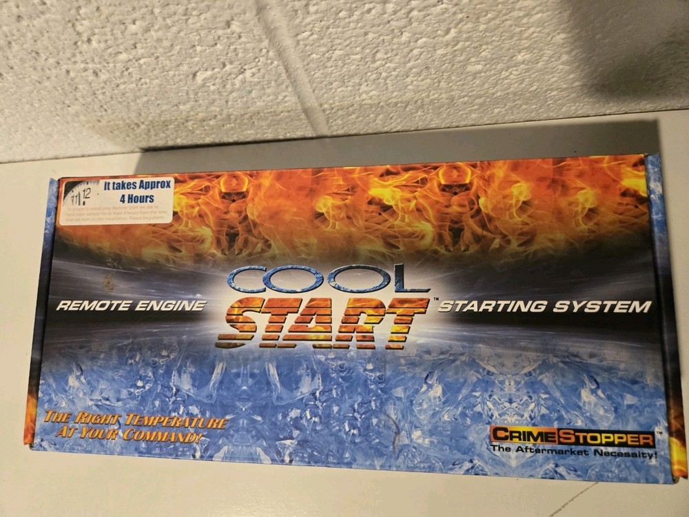 Cool Start Crime Stopper Remote Engine Starting System Rs4 New In Box