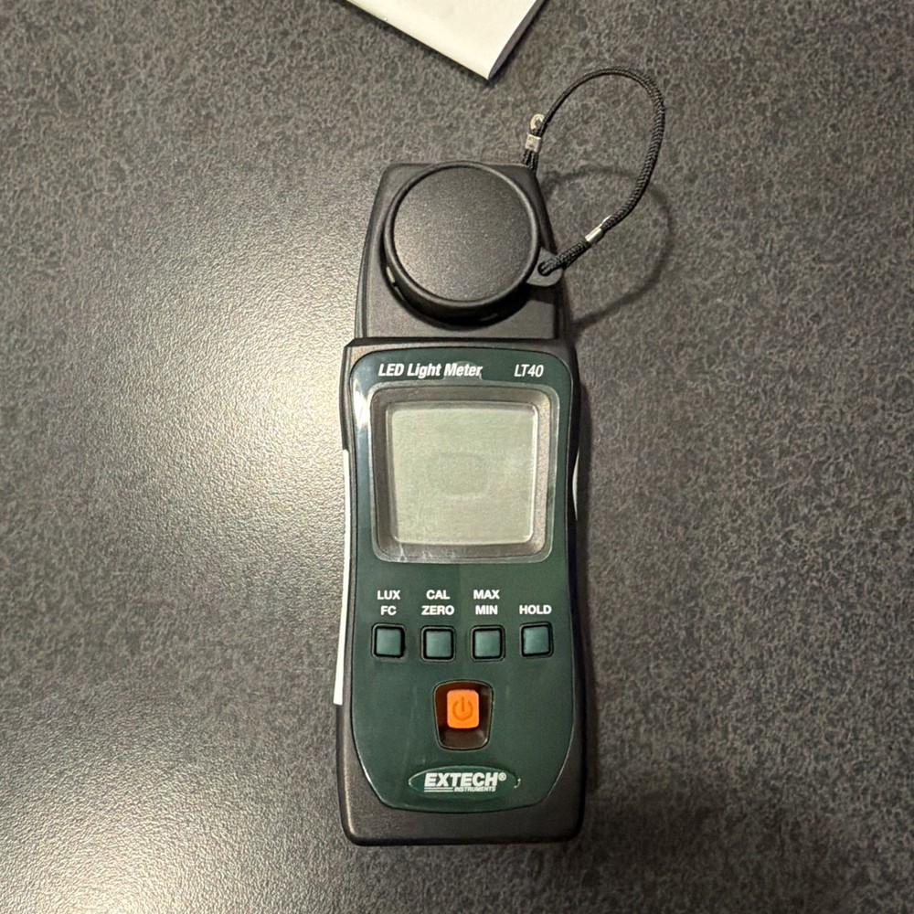 Extech LT40 LED Light Meter Complete Model