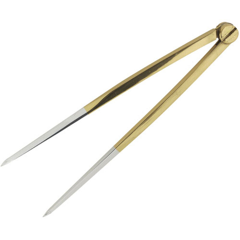 7 in. Brass/Stainless Marine Navigation Straight Pattern Divider (7-Inch) (18D)