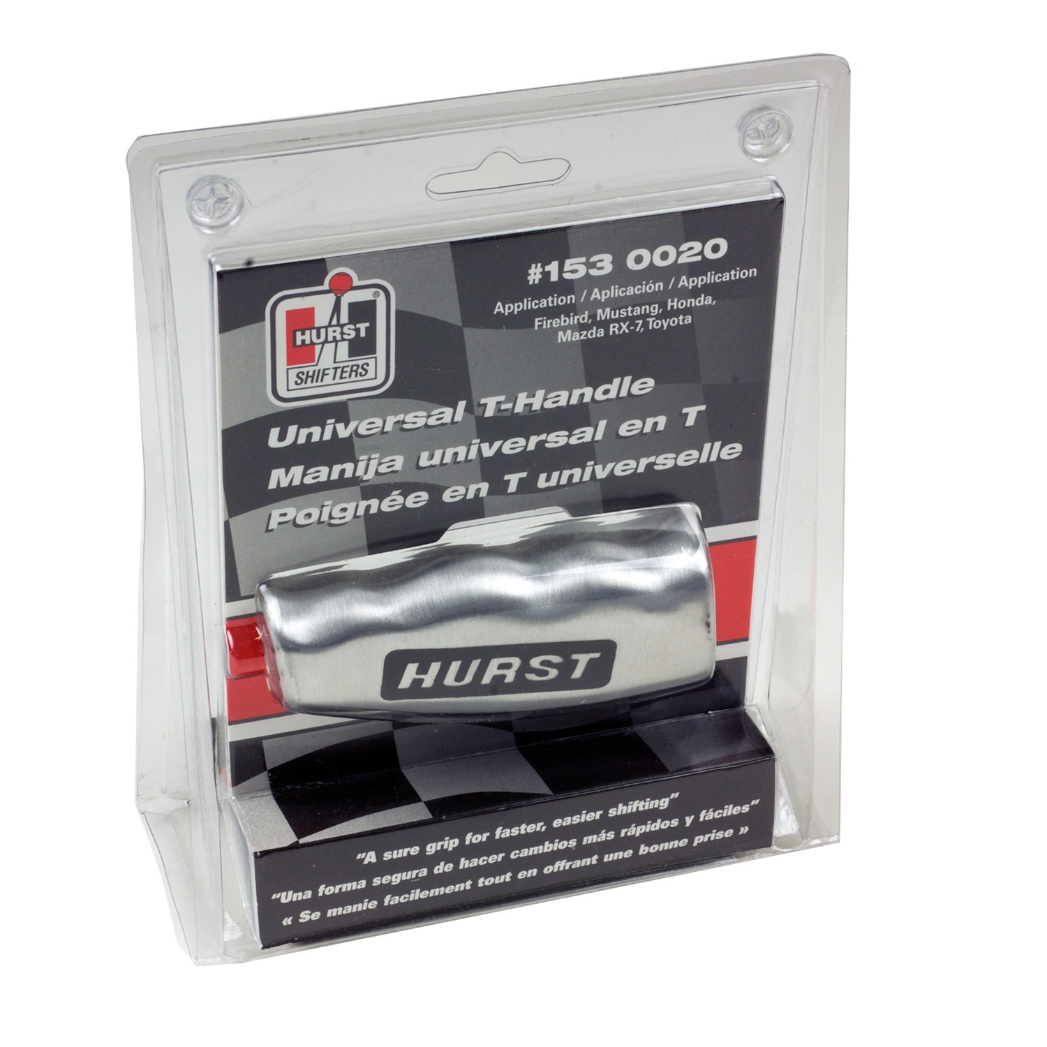Hurst 1530020 Universal T-Handle - Brushed
