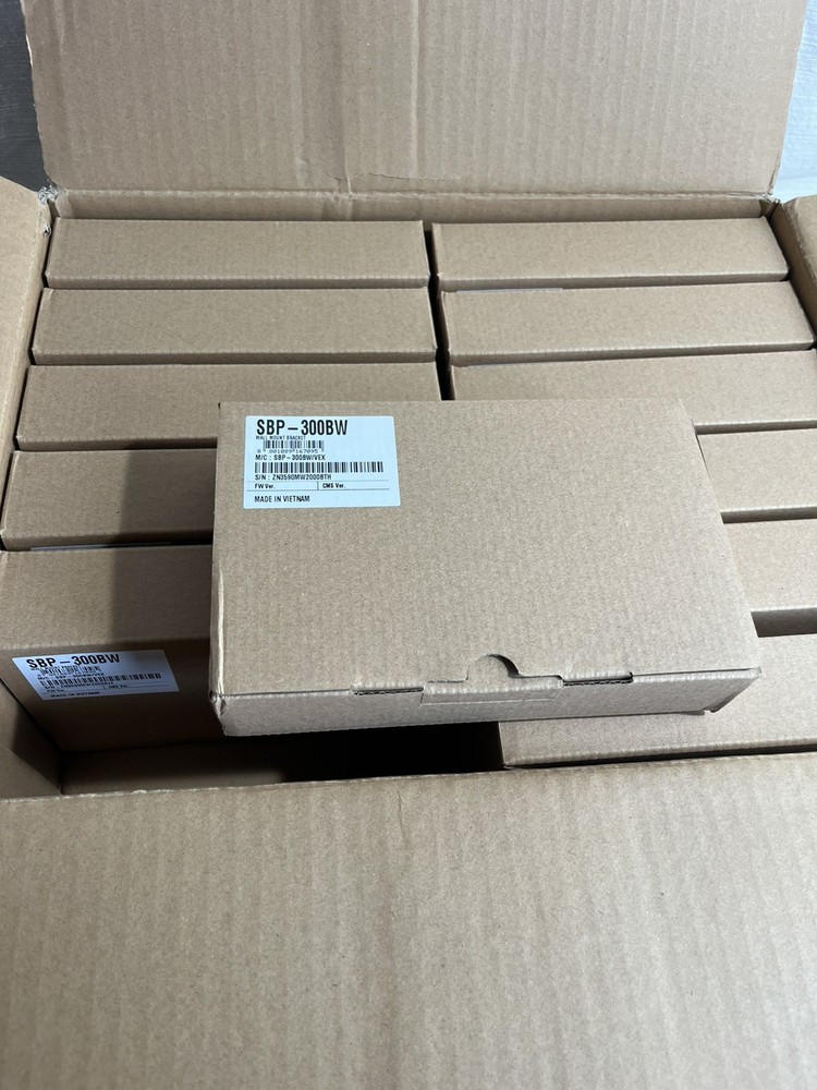 Qty 12 Hanwha Techwin SBP-300BW Wall Mount Base
