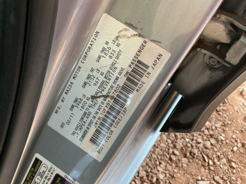 Console Front Floor Fixed Armrest Fits 10-13 MAZDA 3 4720832