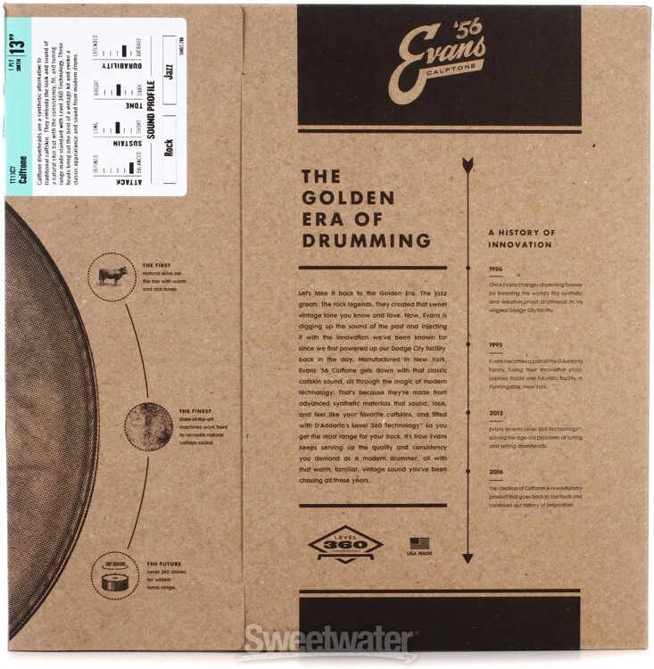 Evans Calftone Drumhead - 13"